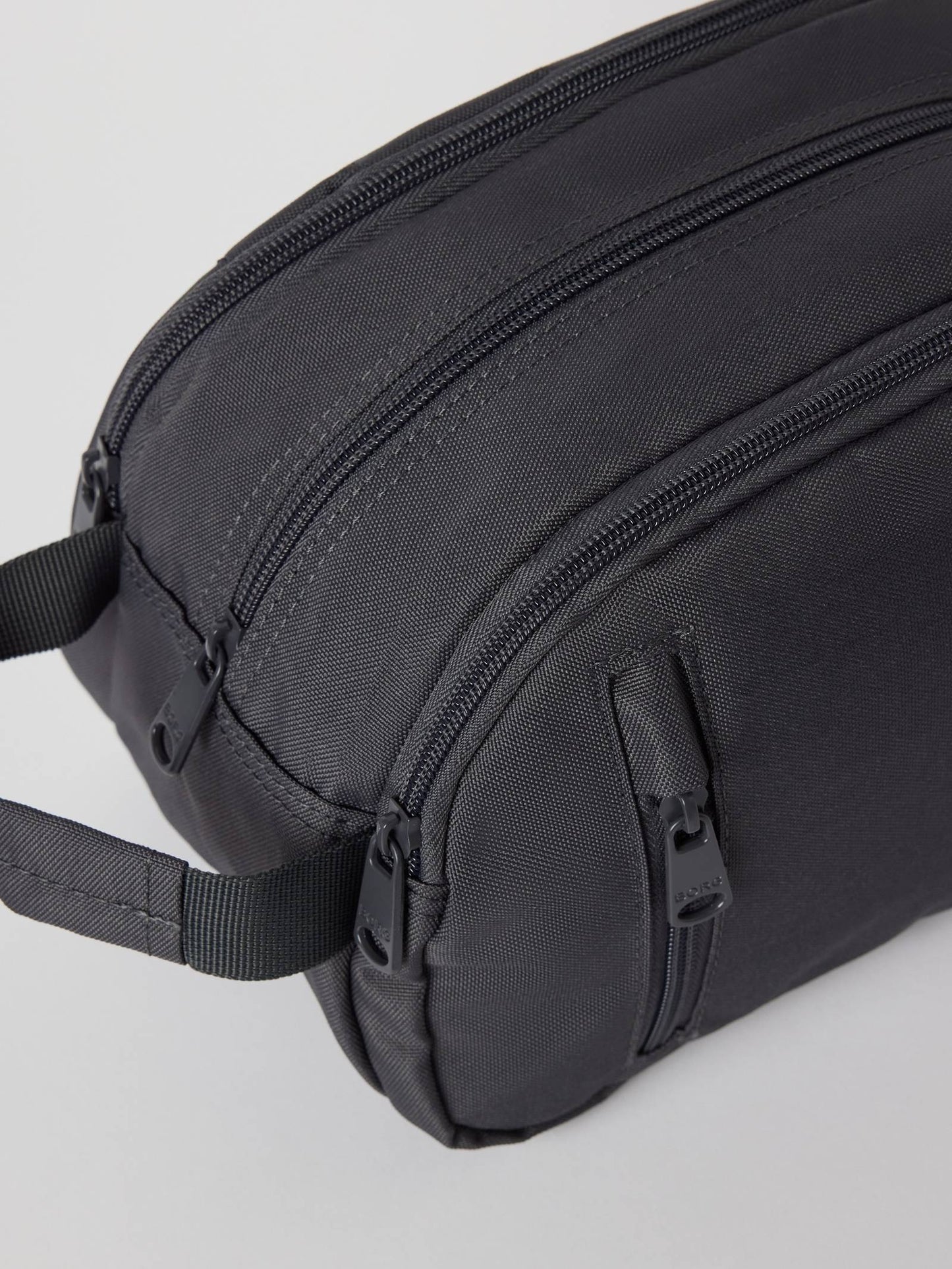 necessär björn borg core wash bag standing asphalt grey grå