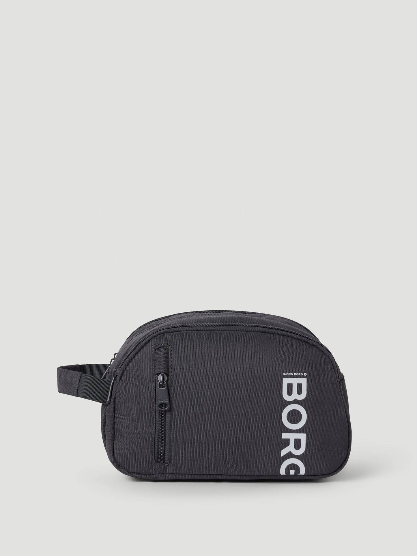 necessär björn borg core wash bag standing asphalt grey grå