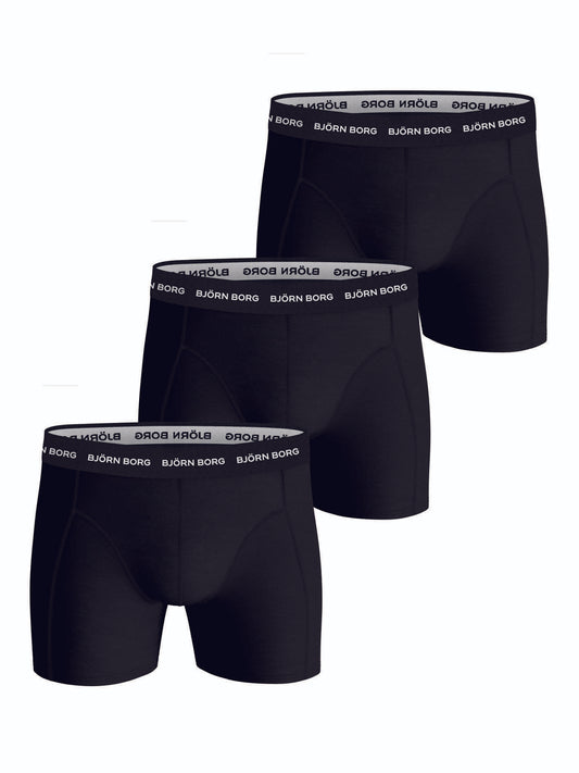 kalsonger boxer björn borg brief 3 pack solid sammy cotton stretch boxer underkläder black svart