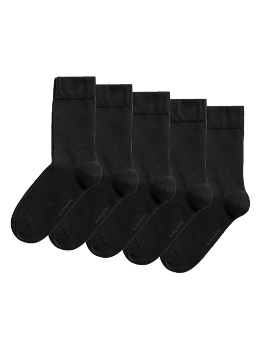 strumpor Bjorn Borg essential ankle socks 5 pack black svart sockar