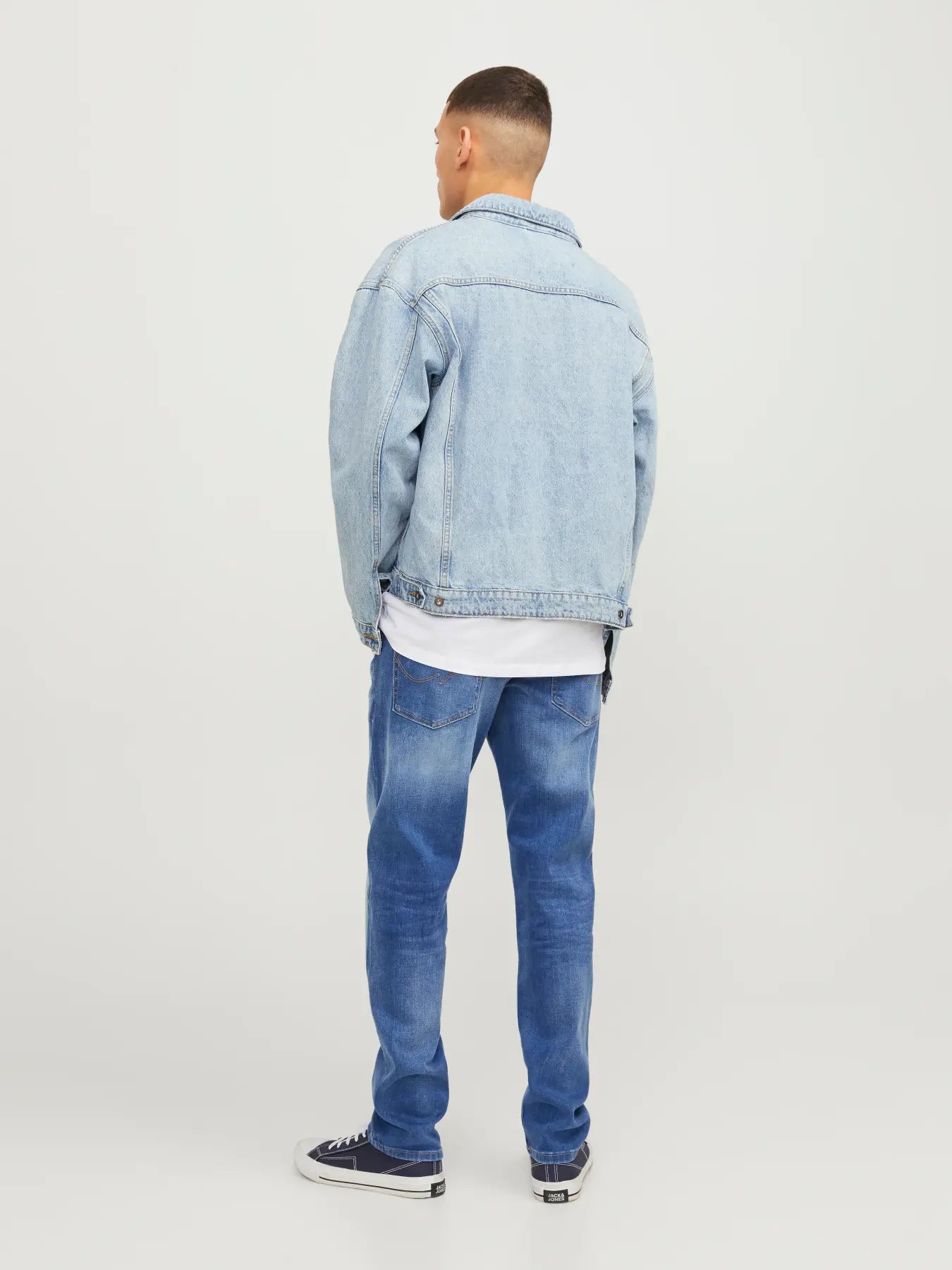 jeans jack&jones jack jones mike original 411 stretch denim ljusa jeans regular fit fri frakt stenungsund
