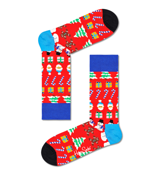 sockar strumpor socks all l want for christmas happy socks julstrumpor