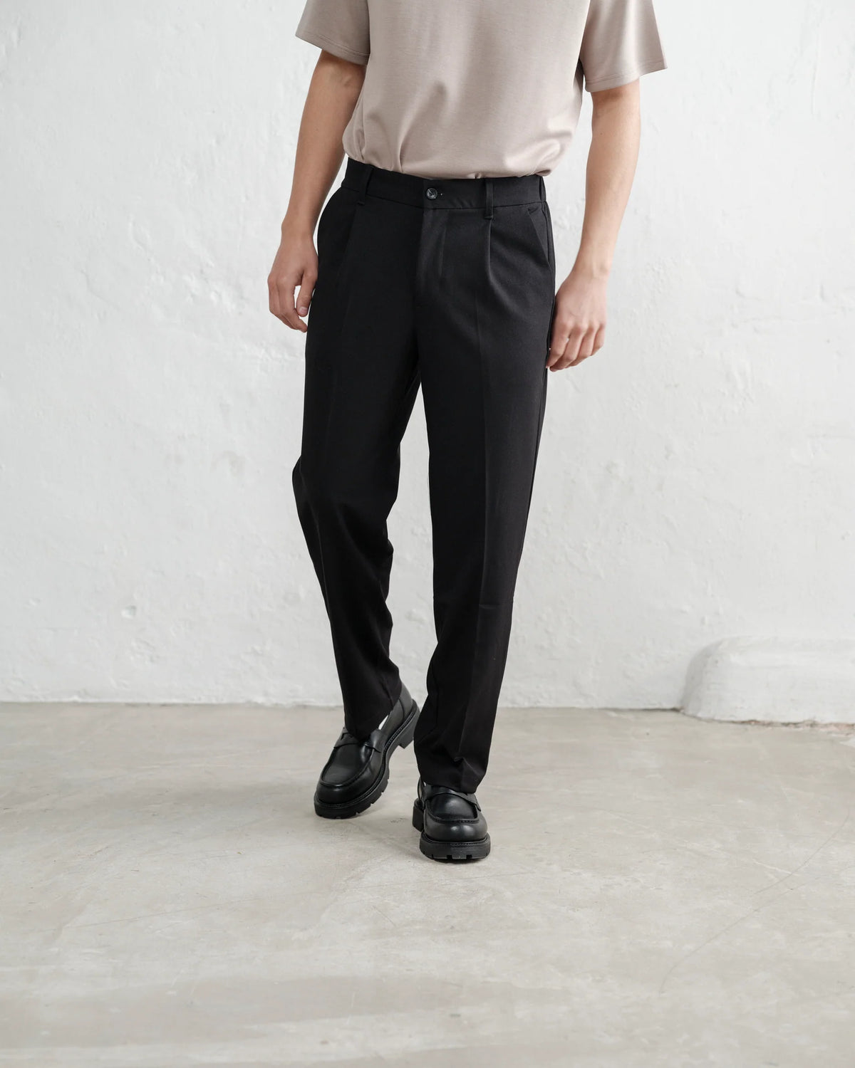 byxor pants brand island rio lux pants brandisland regular fit raka byxor raka ben black svart fri frakt stenungsund