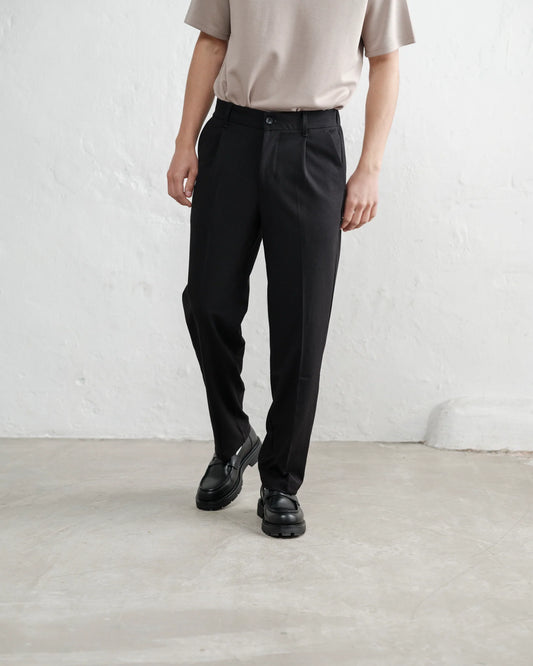 byxor pants brand island rio lux pants brandisland regular fit raka byxor raka ben black svart fri frakt stenungsund