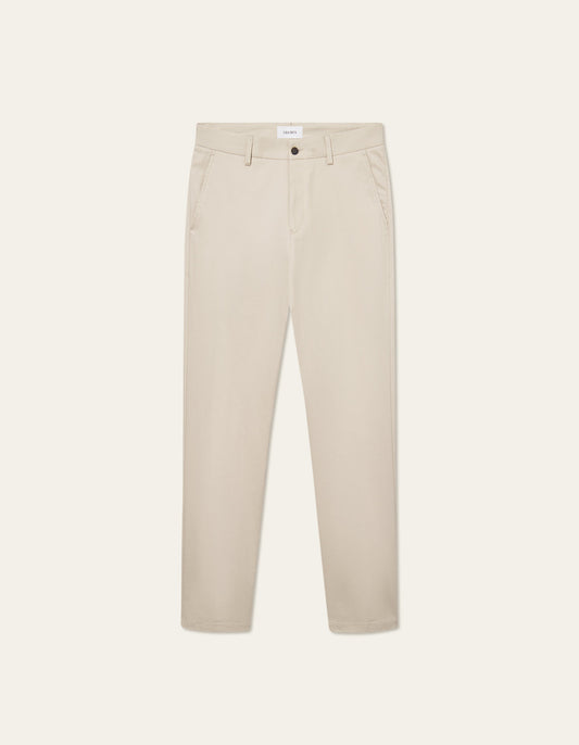 byxor chinos les deux como reg cotton light sand beige bomull stretch raka byxor pants