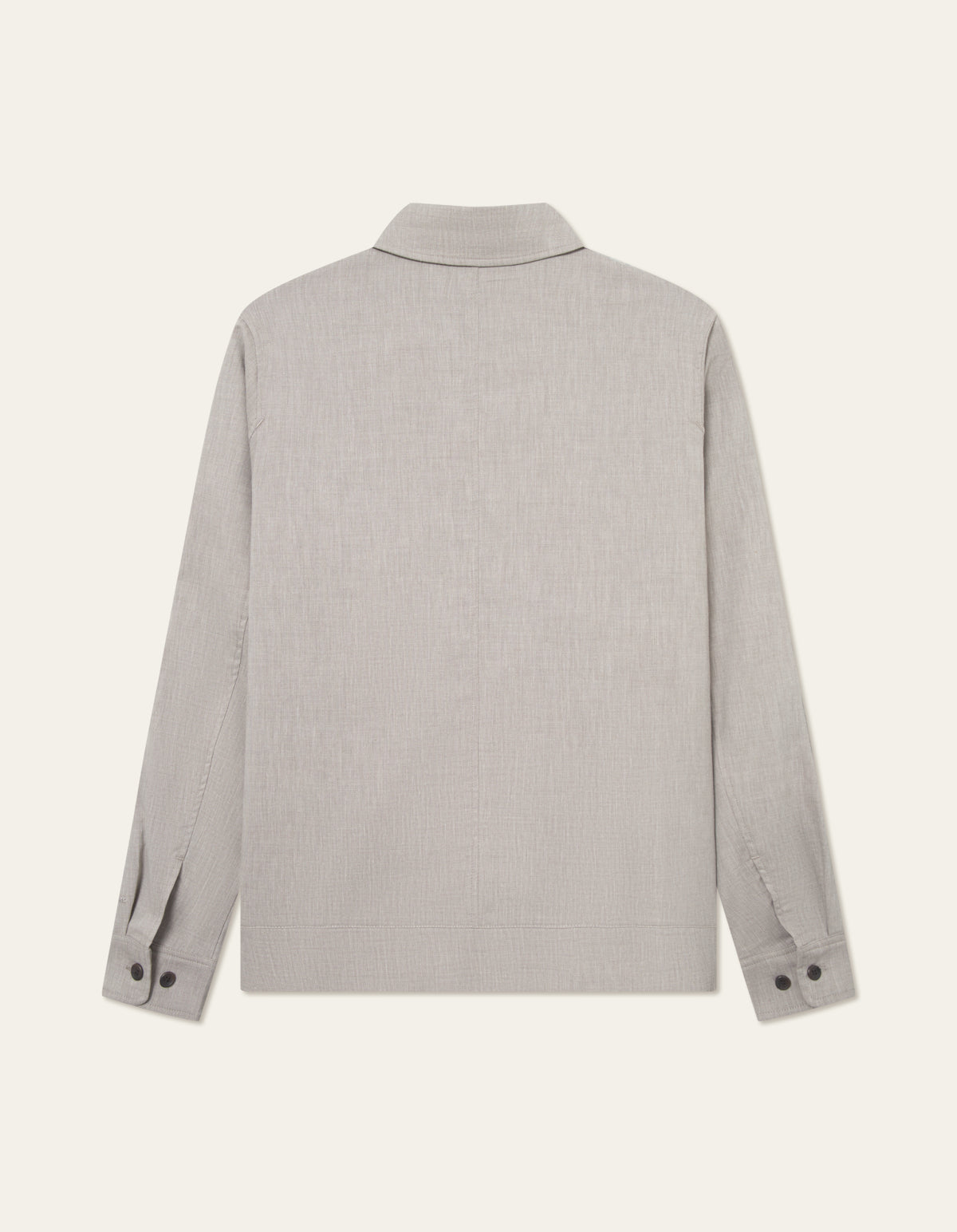 les deux overshirt jacka como slub bomber jacket light sand