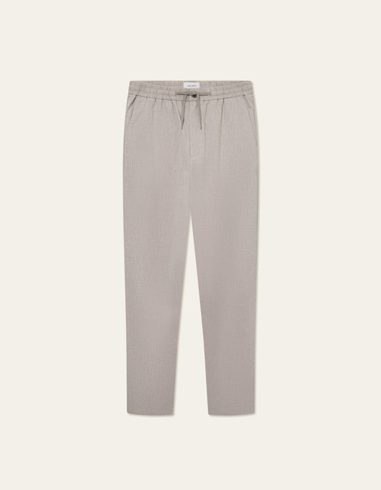 como les deux como tapered byxor pants linne linen light sand beige