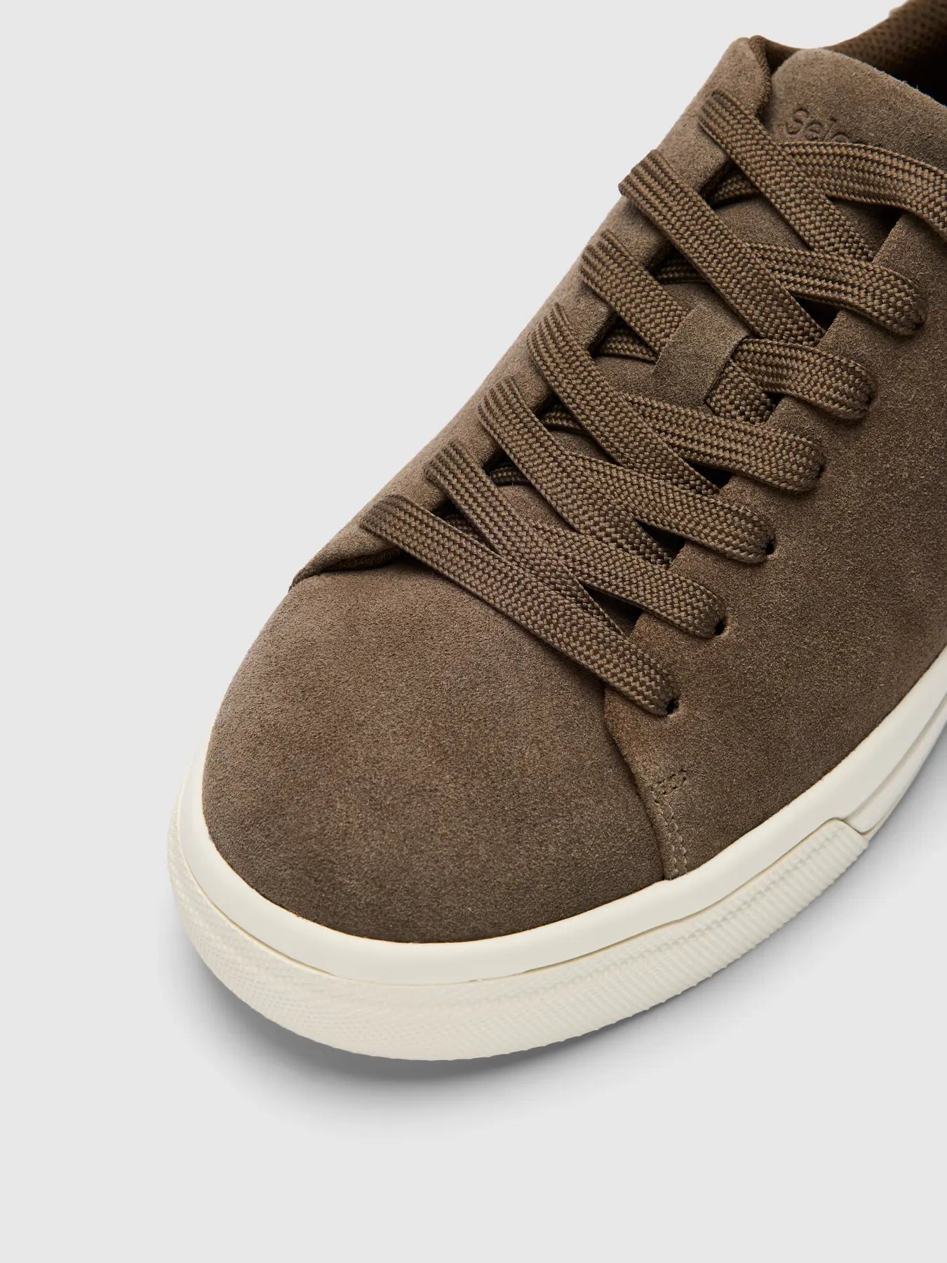 skor selected homme david chunky suede sneaker 2.0 shoes sneakers mocka chocolate chip brown brun fri frakt stenungsund