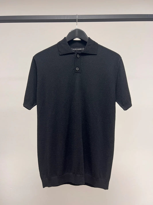 pikè pike brand island bryson ss polo knit piketröja pike tröja black svart krage fri frakt stenungsund