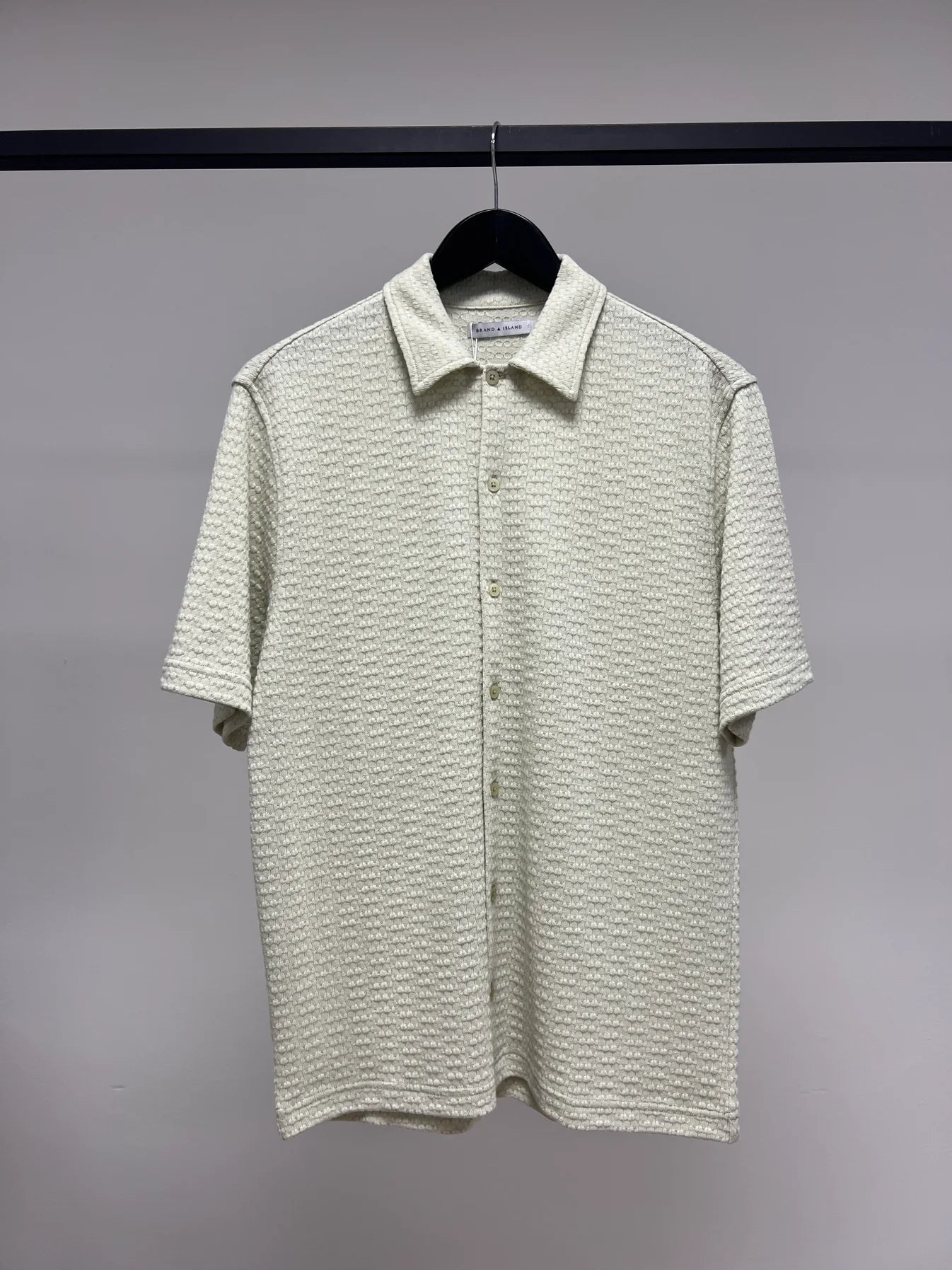 skjorta shirt kash shirt kort ärm kortärmad sommar skjorta offwhite vit fri frakt stenungsund