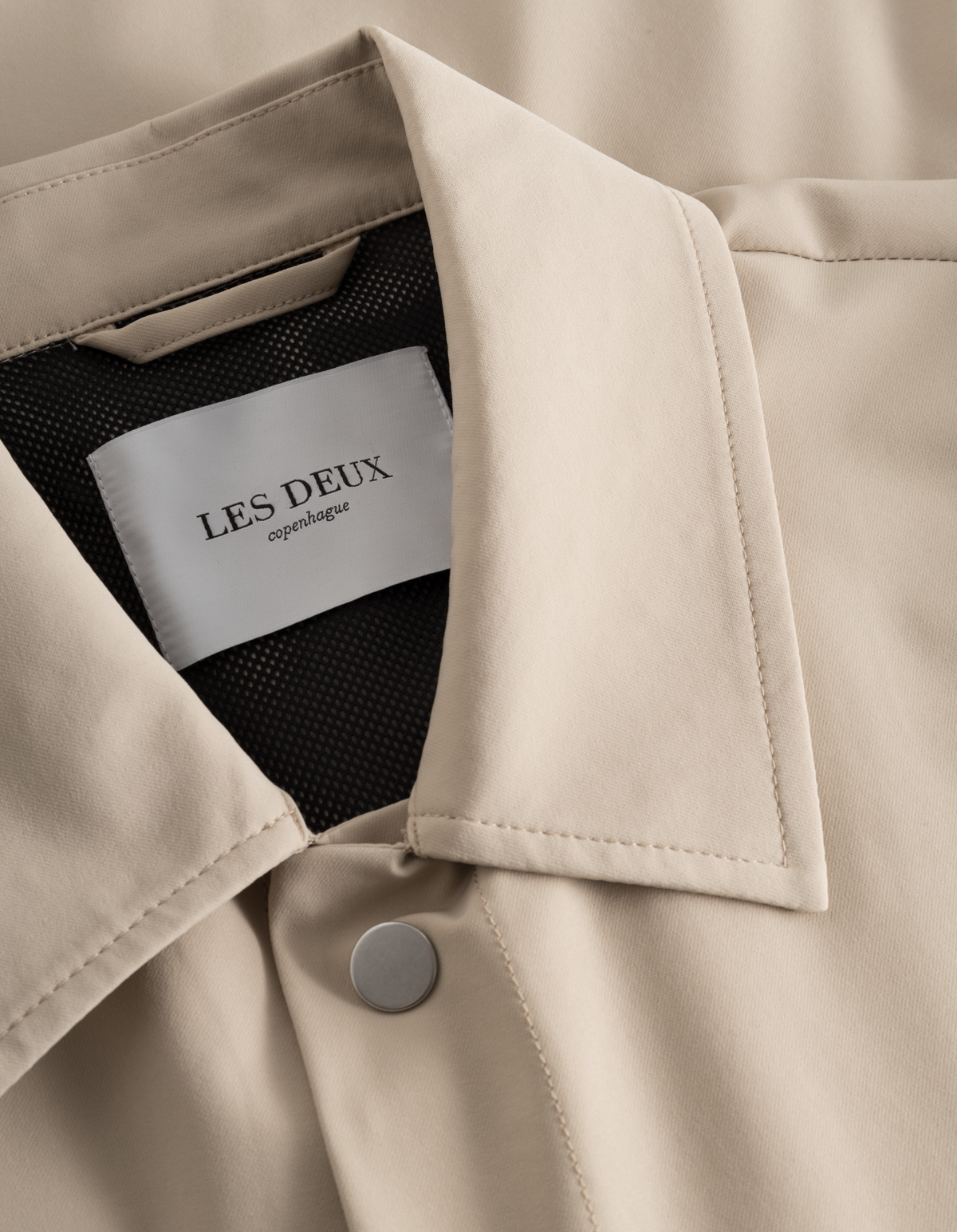 Idris Coach Jacket Light Sand