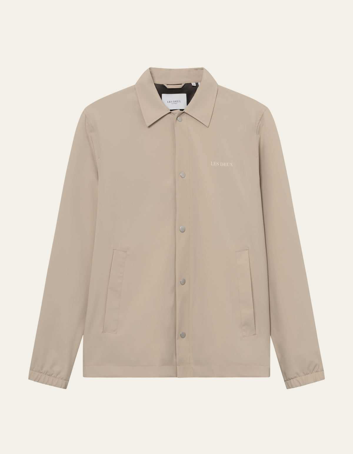 jacka jacket les deux idris coach jacket light sand beige vår jacka höst jacka