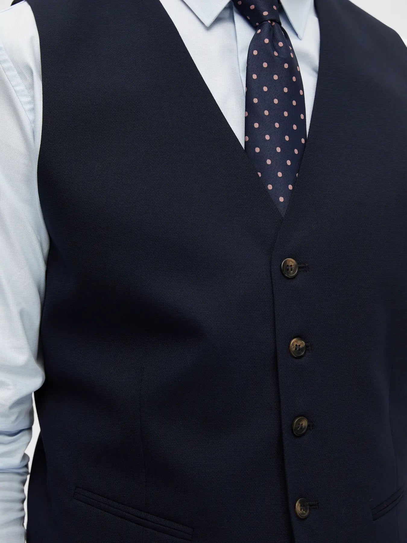 Liam Waistcoat Flex Navy
