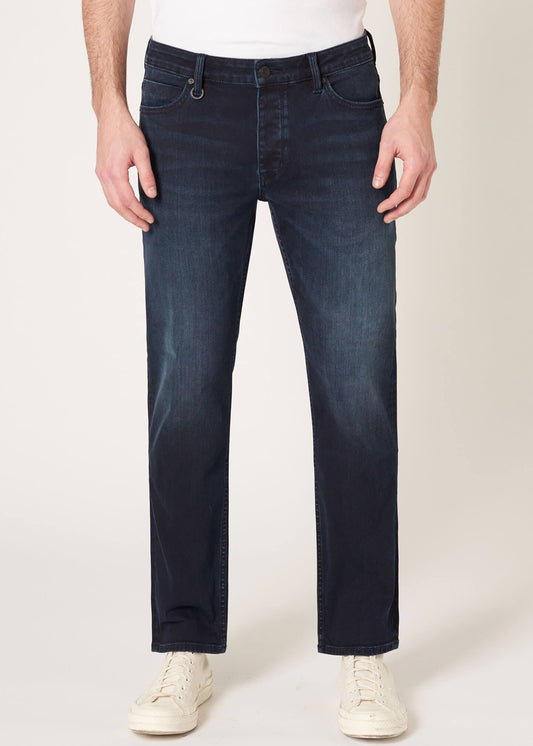 jeans denim neuw lou straight raka jeans stretch bomull polar mörkajeans