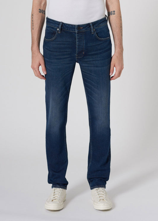 jeans denim neuw lou slim neuwdenim stretch bomull blue sunday blåjeans