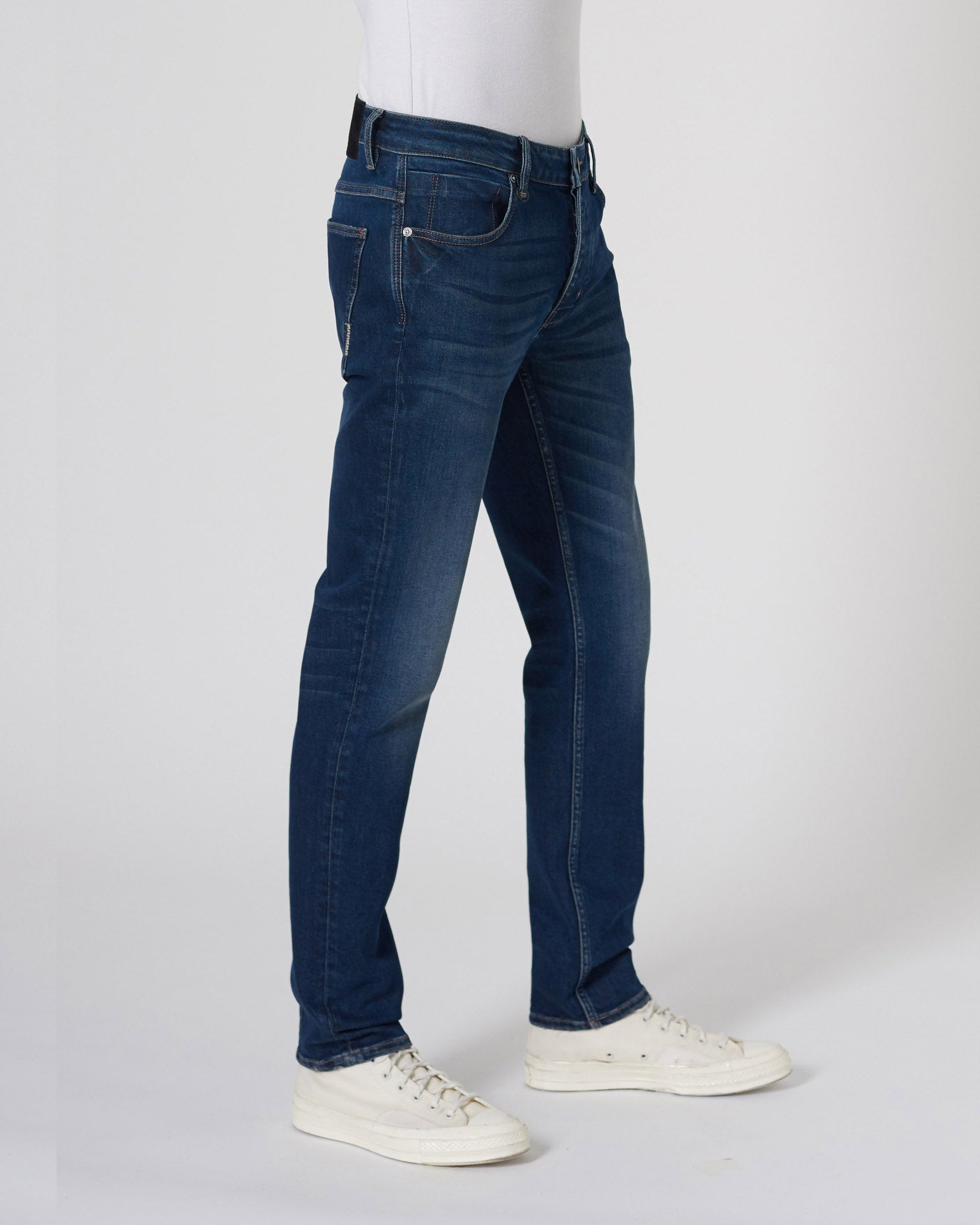 jeans denim neuw lou slim neuwdenim stretch bomull blue sunday blåjeans