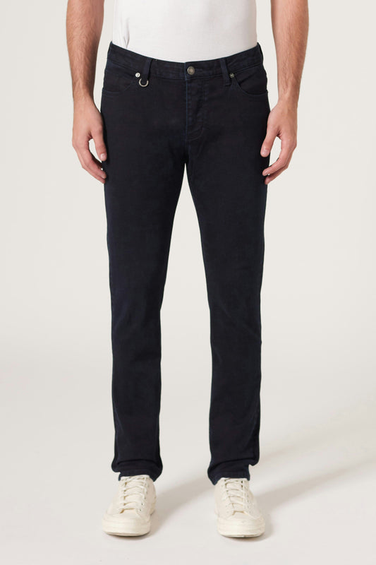 jeans denim neuw lou slim neuwdenim stretch bomull union mörkajeans 