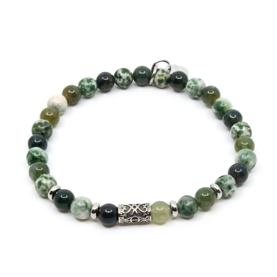 armband bracelet seveneast 7east pärlor green grön smycken