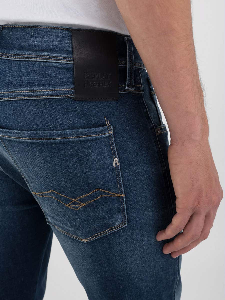 anbass jeans hyperflex replay 914 604 stretch slim fit denim replayjeans
