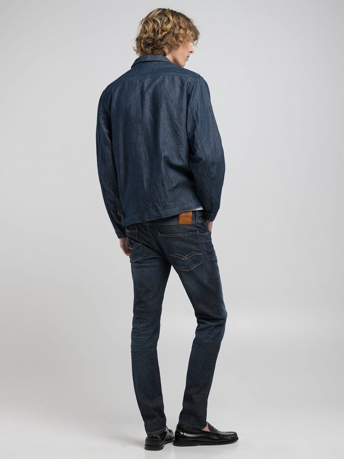 jeans anbass replay 914y hyperflex stretch replayjeans replay jeans denim slim 661730 fri frakt stenungsund
