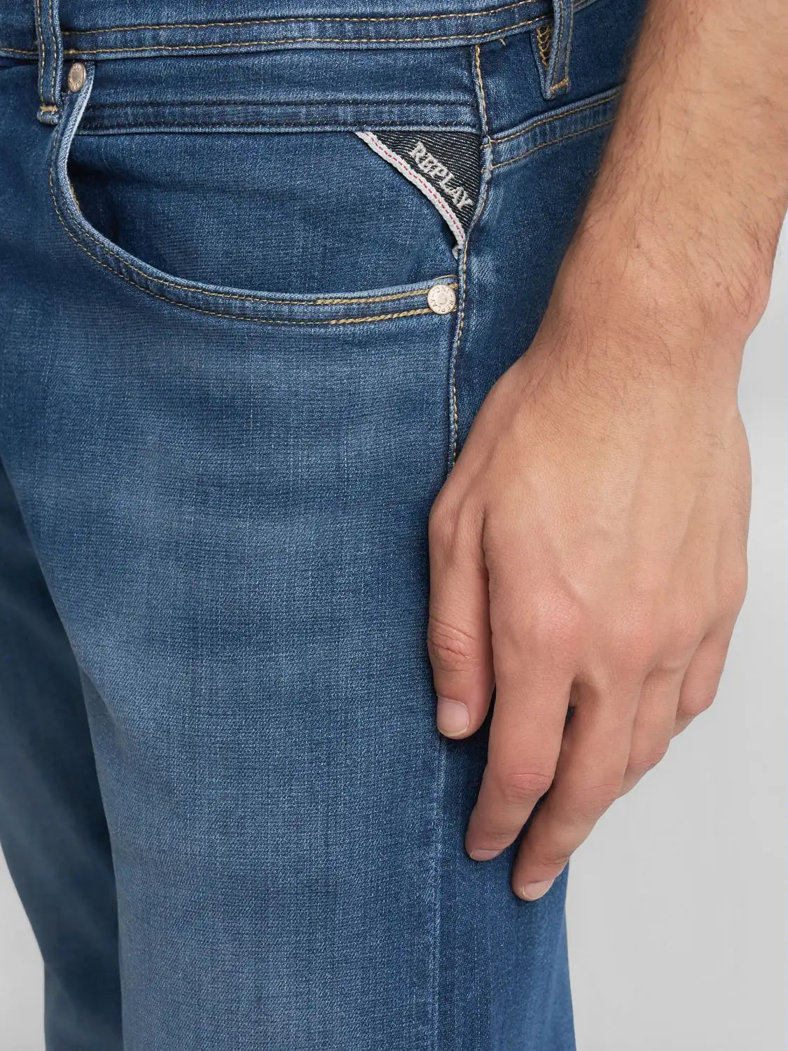 grover replay jeans ma972 stretch denim regular fit raka jeans