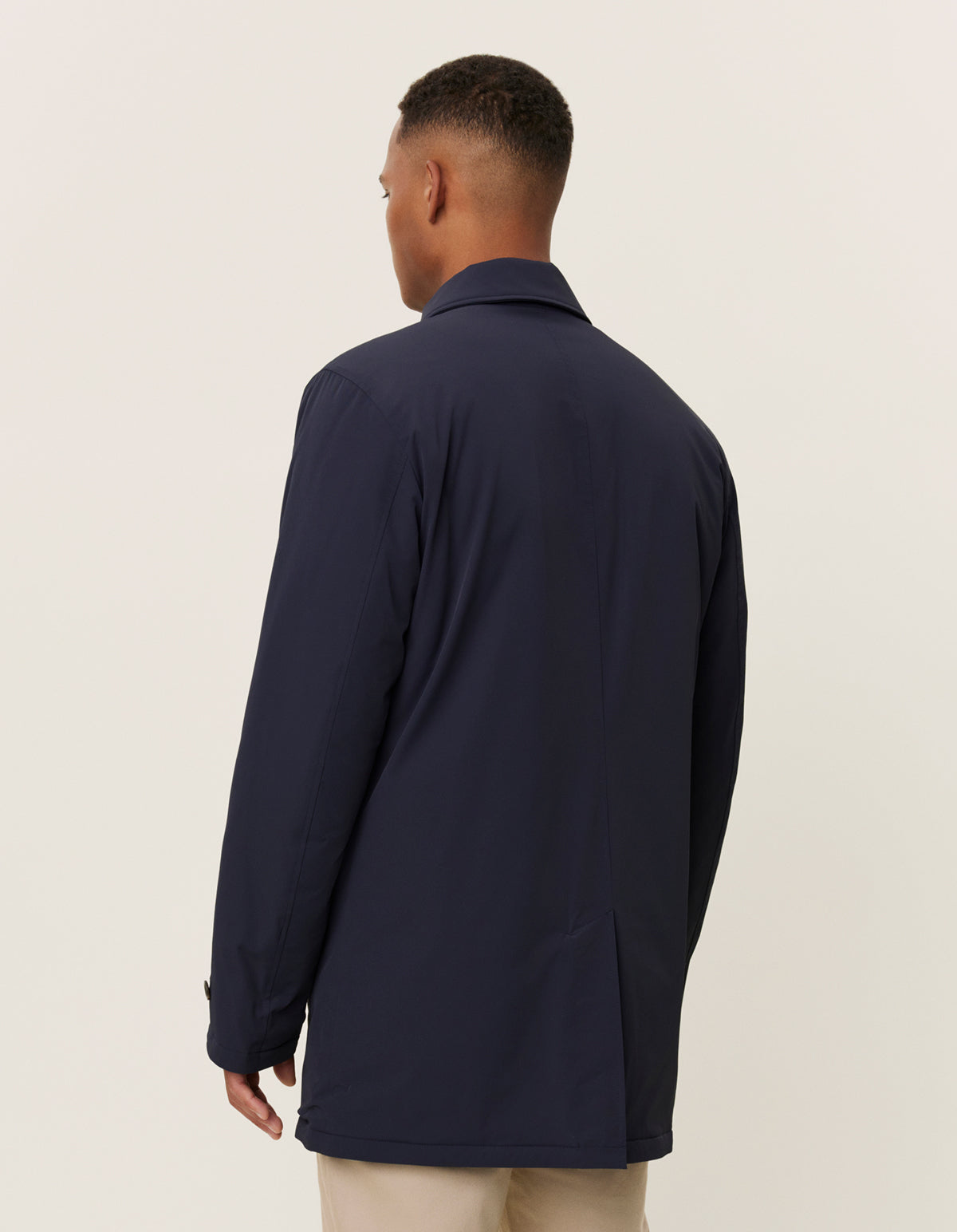 rock coat les deux Malcolm papped coat dark navy blue blå höstrock vårrock 