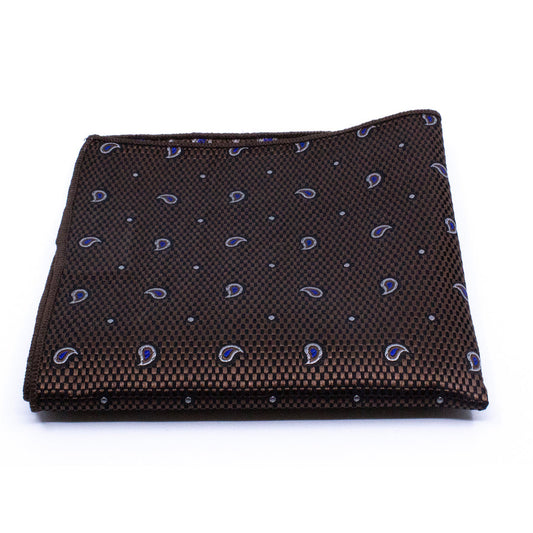 näsduk pocket square seveneast 7east bunge n354 brown brun