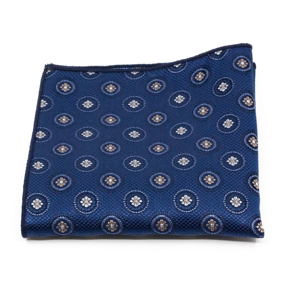 näsduk pocket square seveneast 7east asperö blue blå