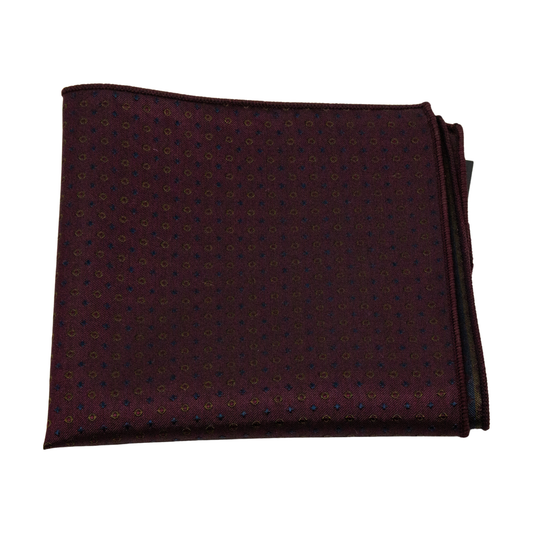 näsduk pocket square 7east seveneast seven east hellevad n453 burgundy red röd fri frakt stenungsund