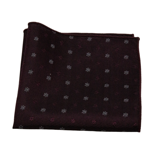 näsduk pocket square 7east seveneast seven east stepping n464 brown brun red röd fri frakt stenungsund