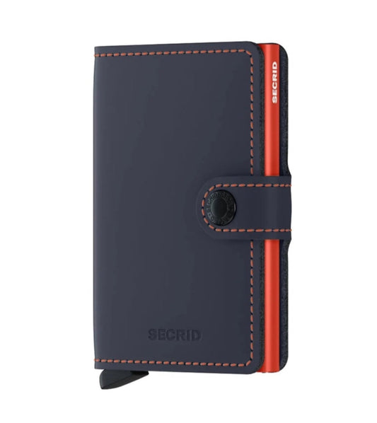 Miniwallet Matte Night Blue-Orange