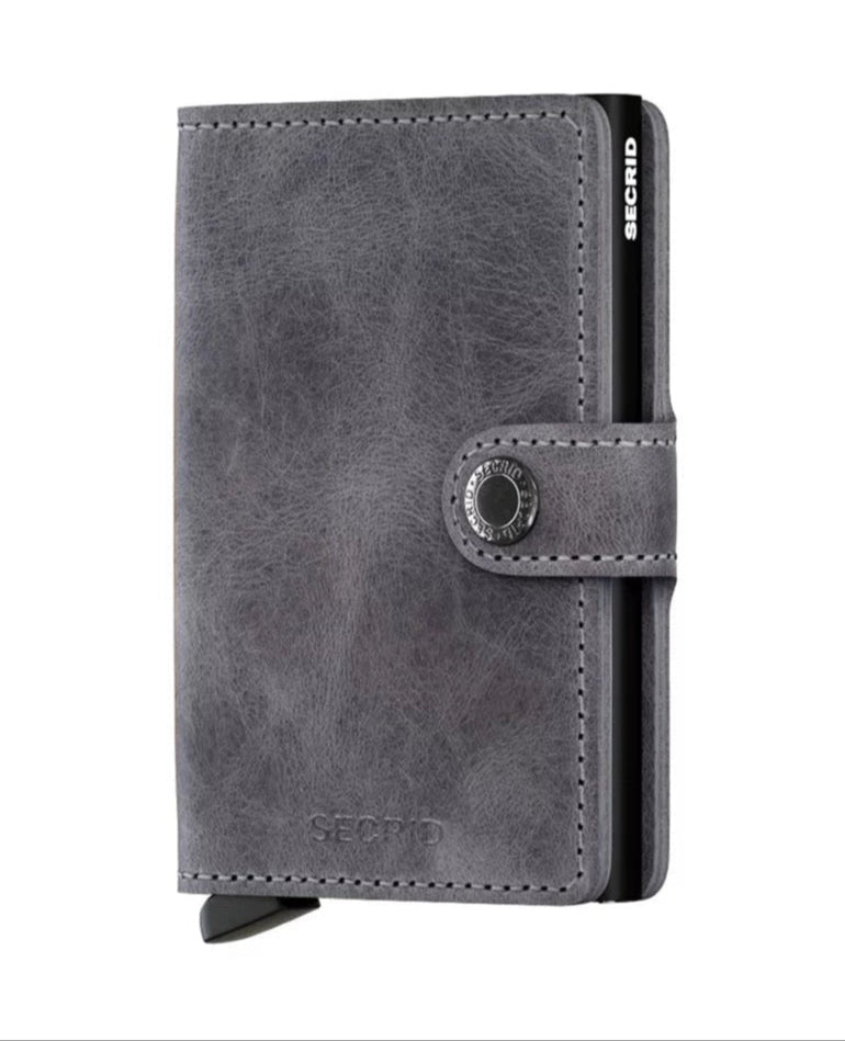 Miniwallet Vintage Grey-Black