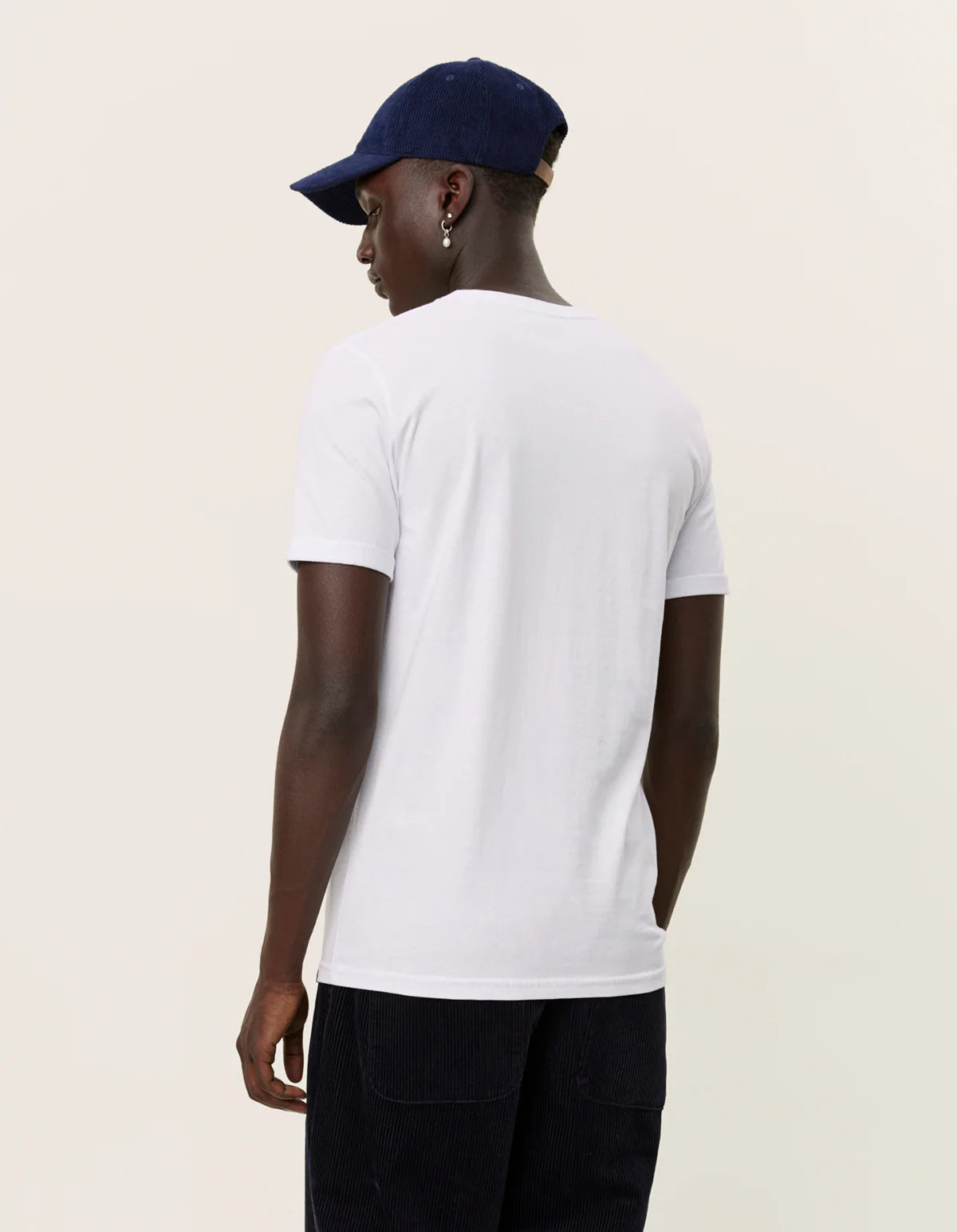 t-shirt les deux nörregaard tonal white vit tee t-shirt les deux nörregaard tonal white vit tee norregaard