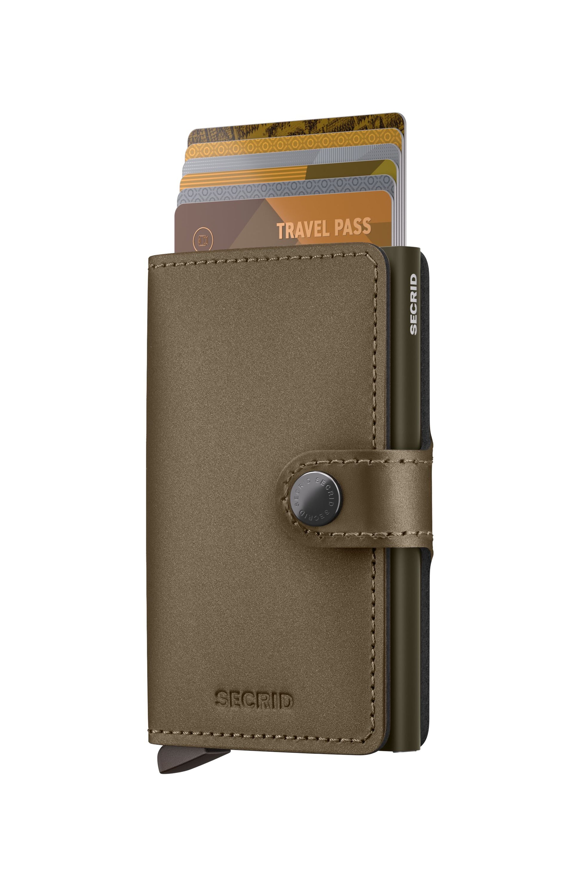 plånbok wallet miniwallet secrid miniwallet matte stain bronze brown brun korthållare fri frakt stenungsund