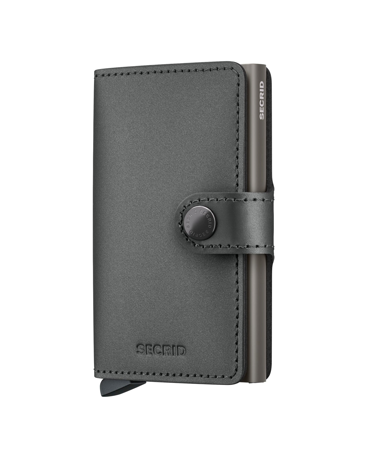 plånbok wallet miniwallet secrid miniwallet matte stain steel grey grå silver korthållare fri frakt stenungsund