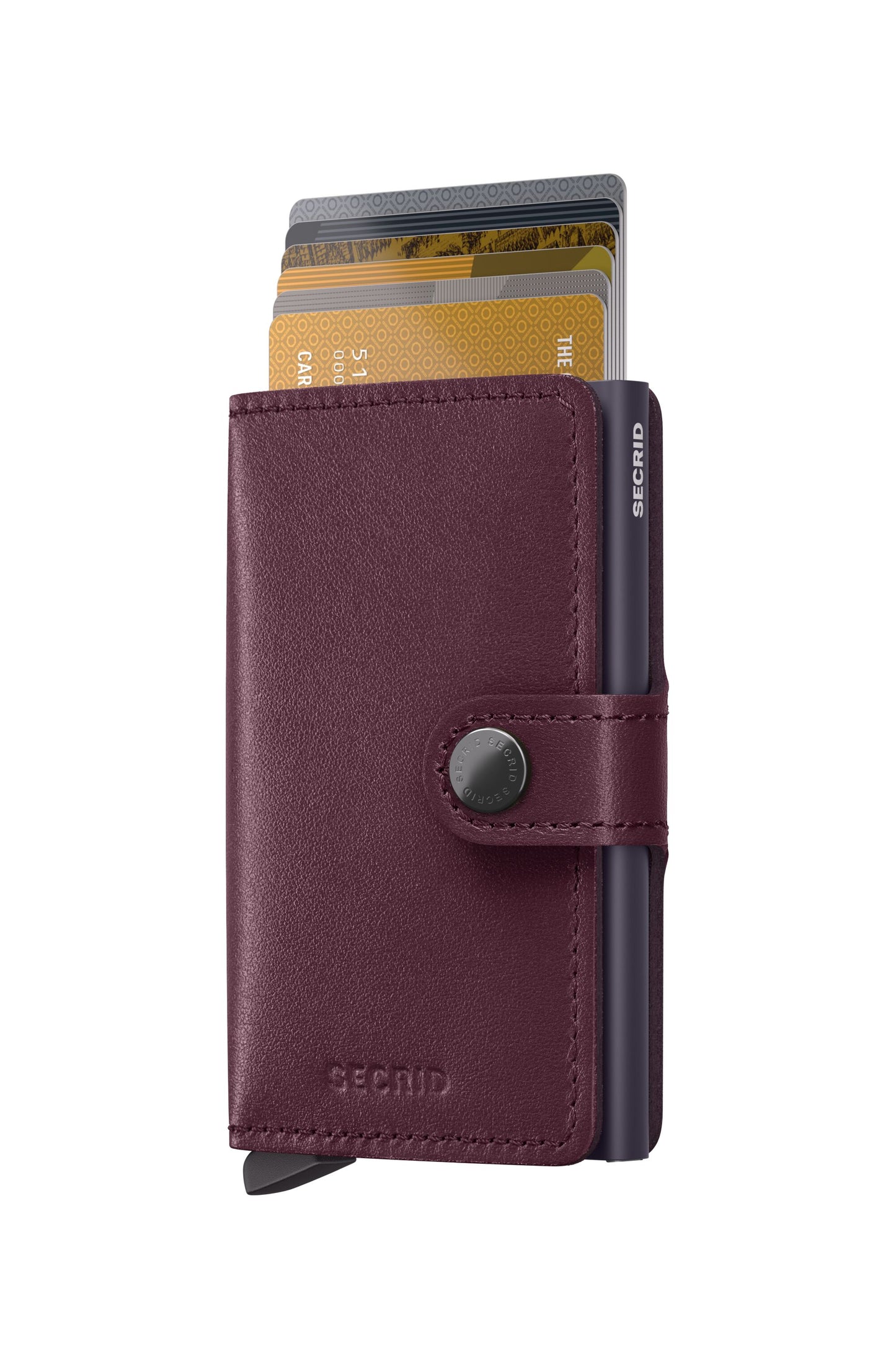 plånbok wallet miniwallet secrid miniwallet original cranberry red röd lila korthållare fri frakt stenungsund