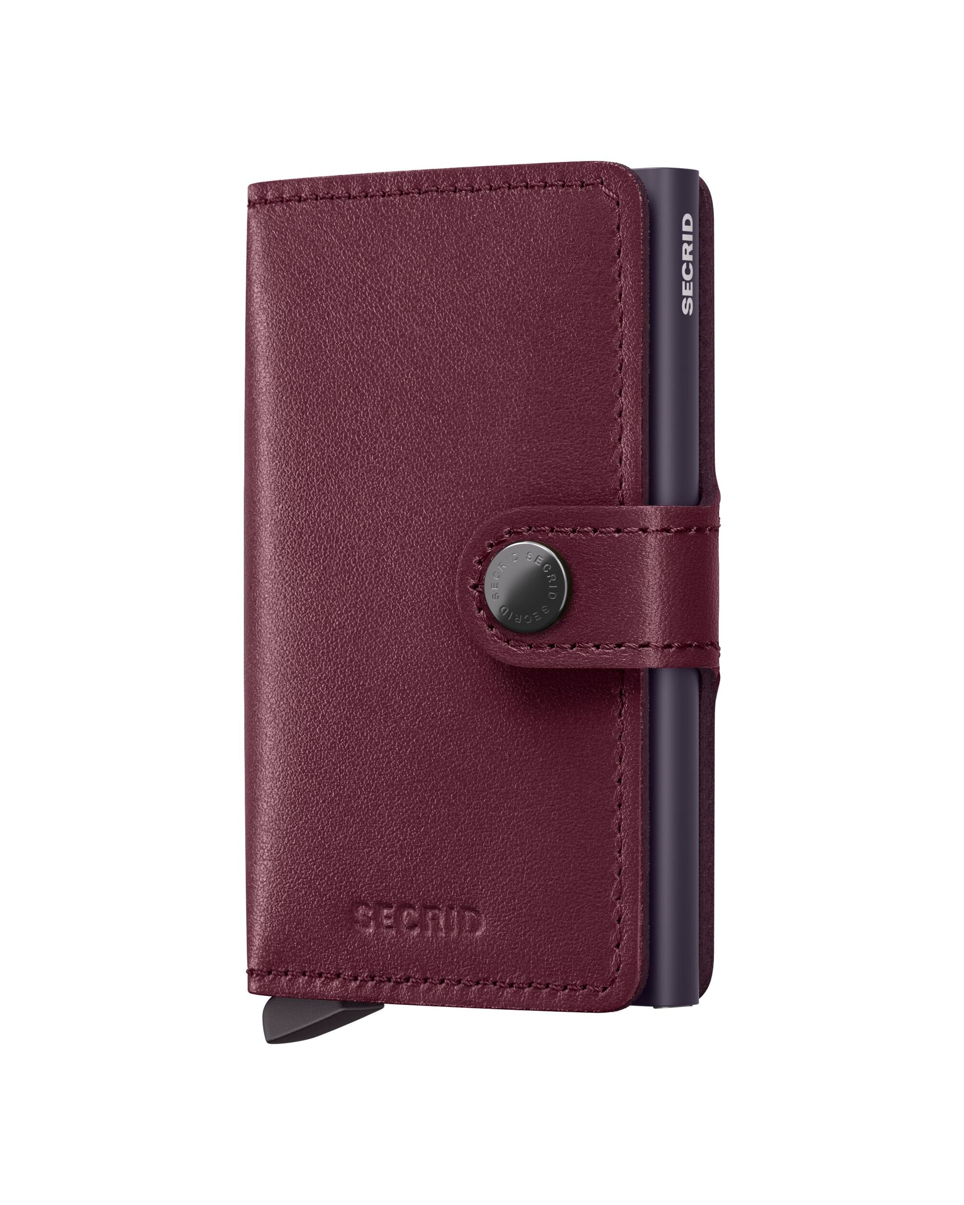 plånbok wallet miniwallet secrid miniwallet original cranberry red röd lila korthållare fri frakt stenungsund
