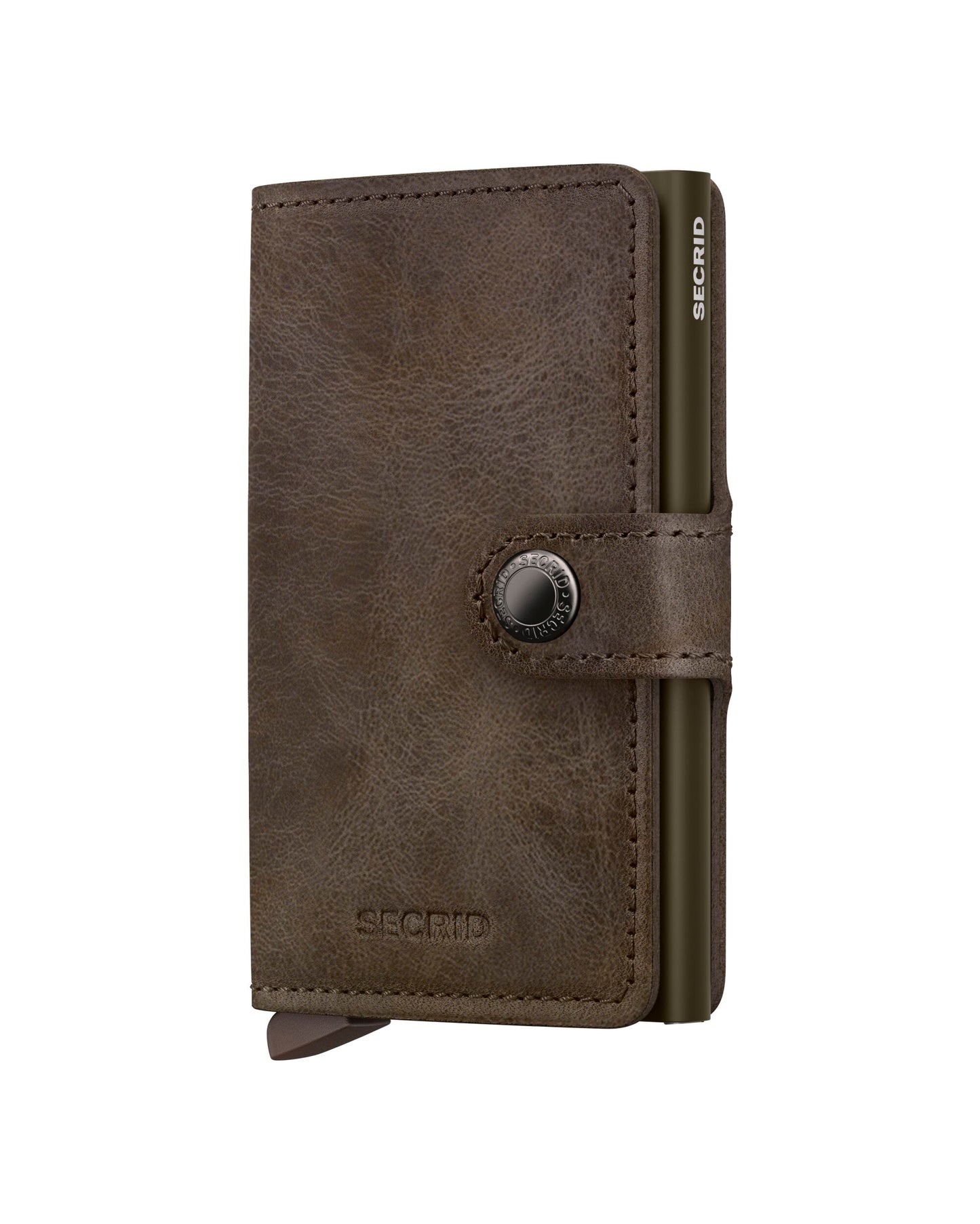 plånbok wallet miniwallet secrid miniwallet vintage oak brun brown green grön korthållare fri frakt stenungsund