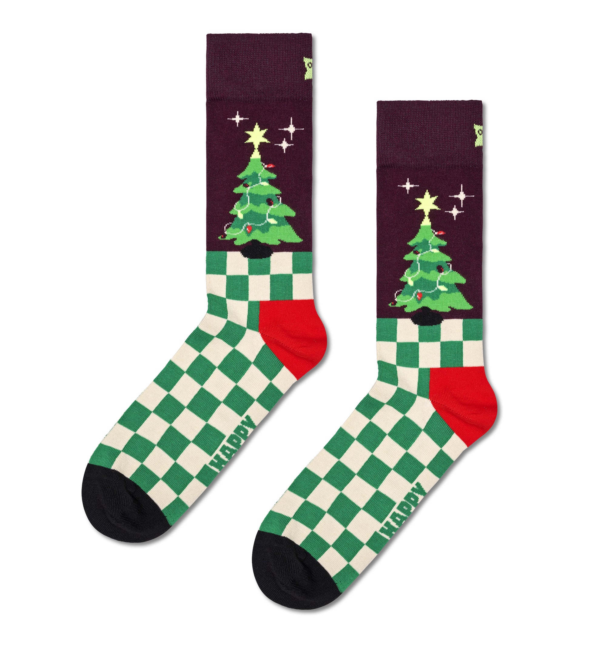 sockar happys socks strumpor roliga sockar happysocks julstrumpor santas workshop gift box