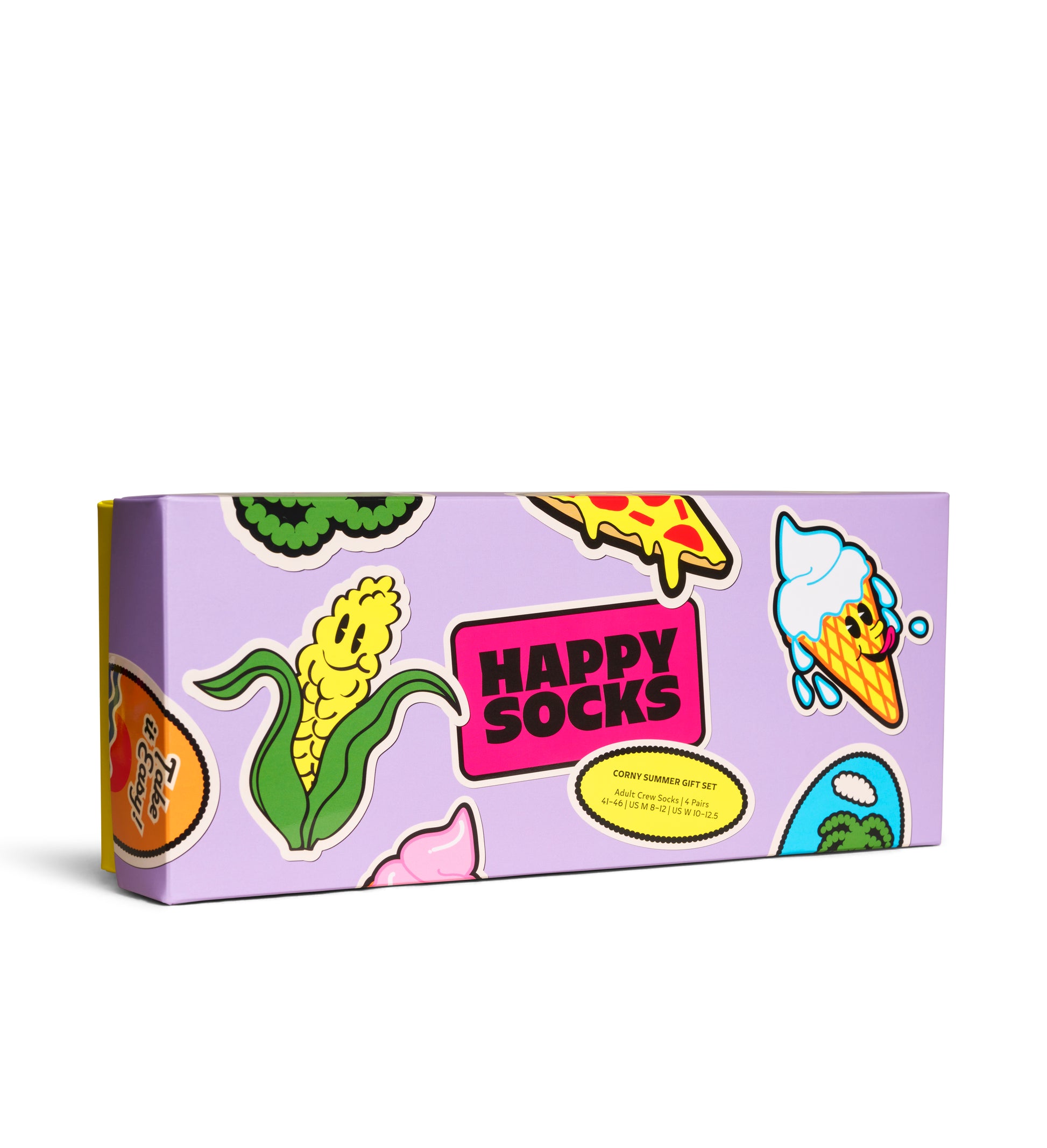 sockar happys socks strumpor roliga sockar happysocks corny summer gift box