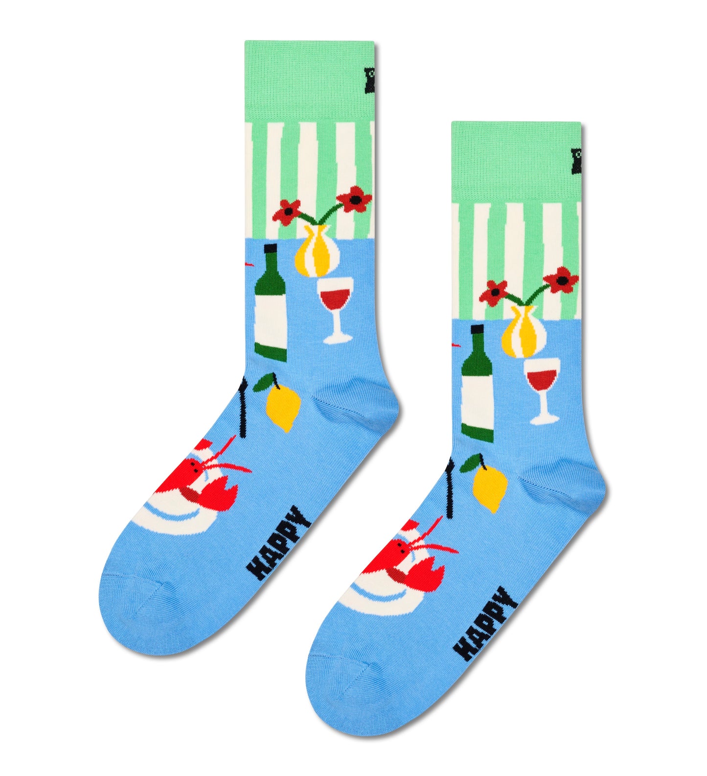 sockar happys socks strumpor roliga sockar happysocks fancy dinner gift box 