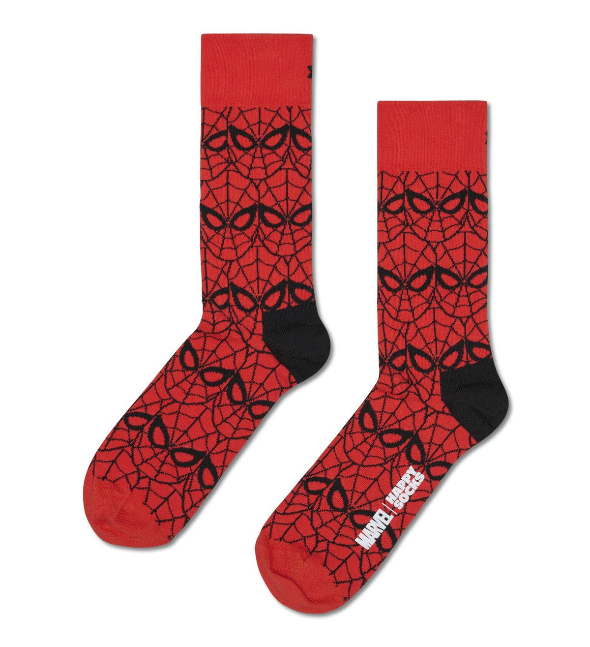 sockar strumpor happysocks happy socks spider man spiderman spindel mannen marvel marvels amazing spider man roliga sockar fri frakt stenungsund