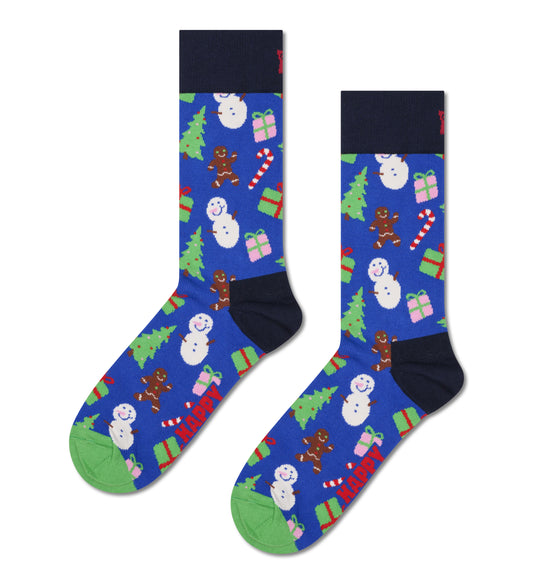 sockar strumpor happysocks julstrumpor happy socks jul sockar bring it on socks snowman christmas snögubbe
