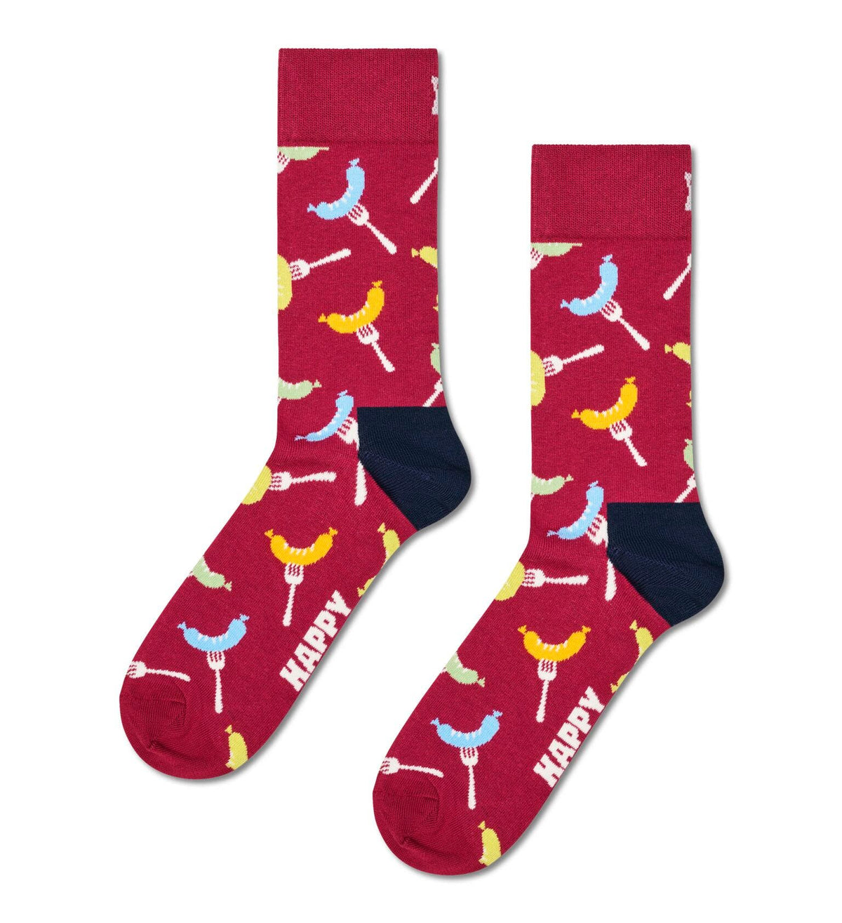 sockar strumpor happysocks happy socks octoberfest gift box socks öl beer korv roliga sockar fri frakt stenungsund