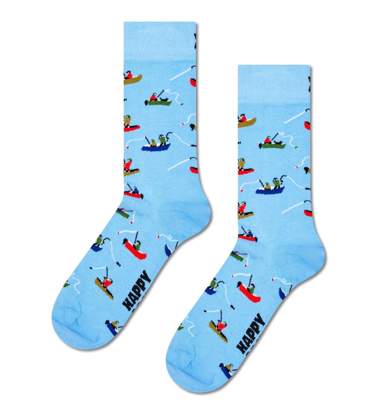 sockar strumpor happysocks happy socks hook line sinker gift box fiska fishing fiskar roliga sockar fri frakt stenungsund