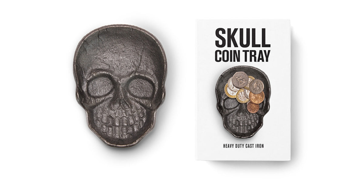 skull coin tray fat skål döskalle myntfat ohlsson lohaven gjutjärn present fri frakt stenungsund