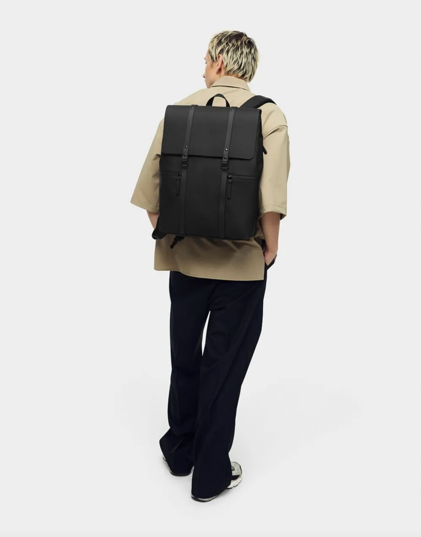 ryggsäck väska bag gaston luga spläsh 2.0 16 tum vattentät black svart