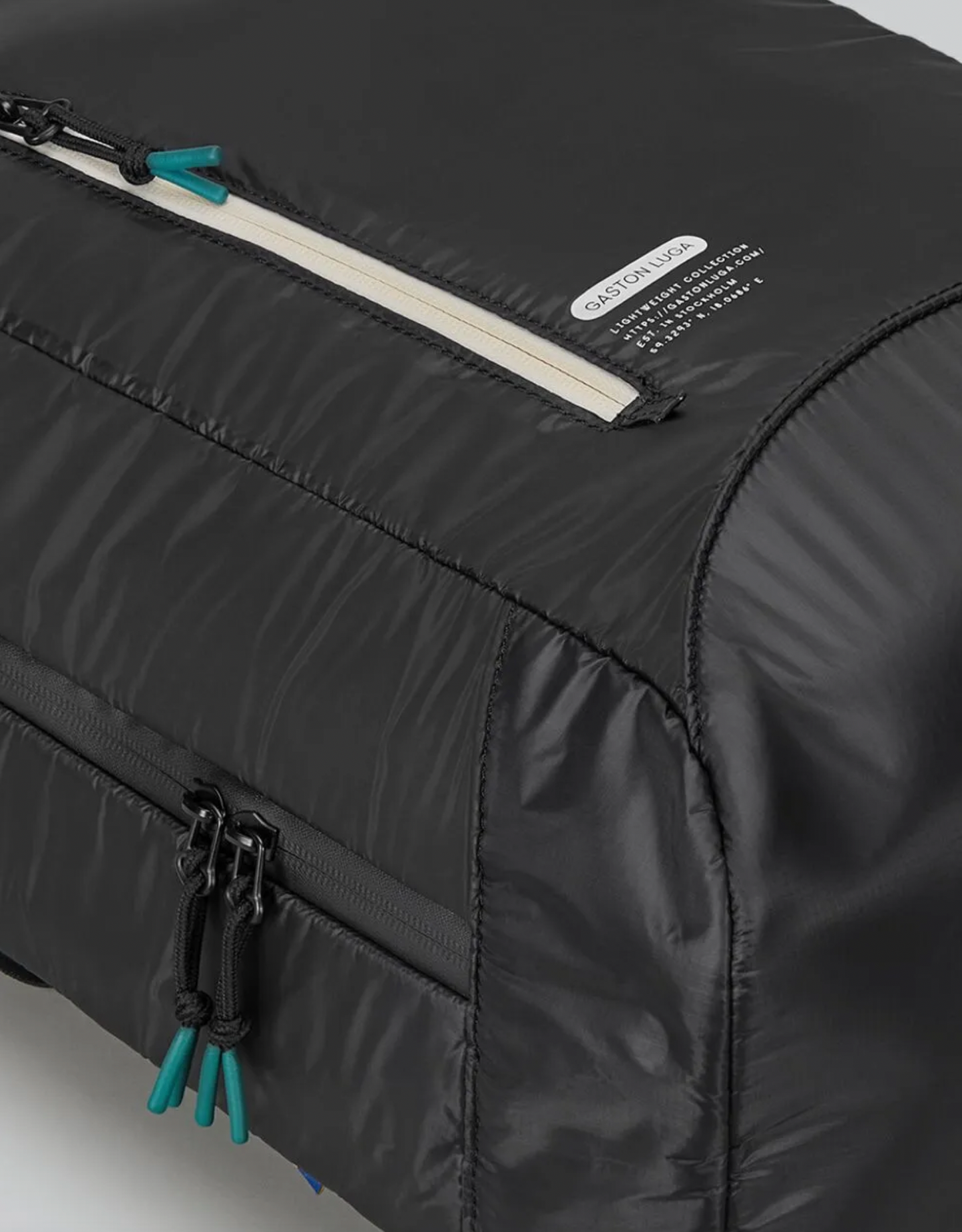 ryggsäck väska bag lightweight backpack black svart