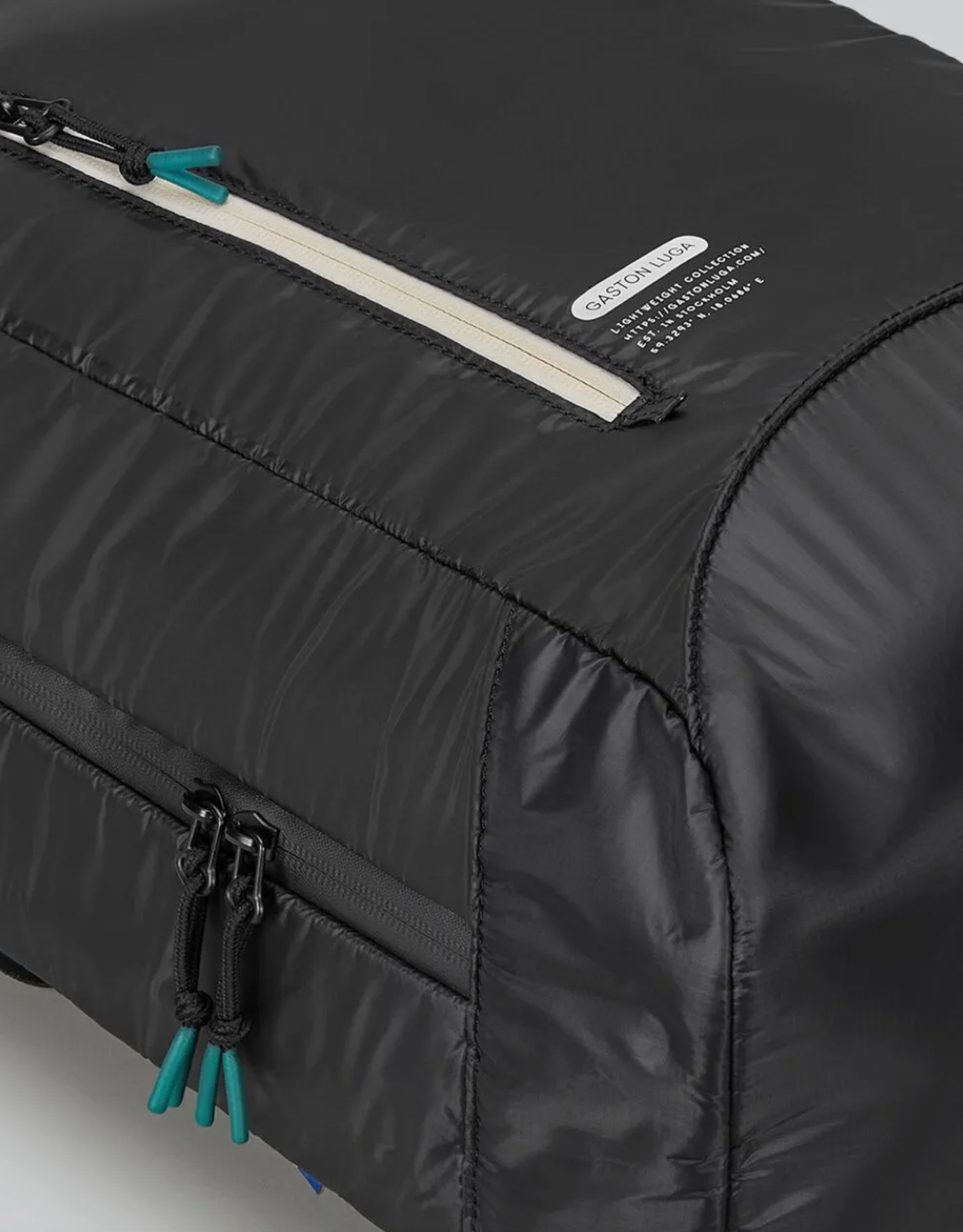 ryggsäck väska bag lightweight backpack black svart