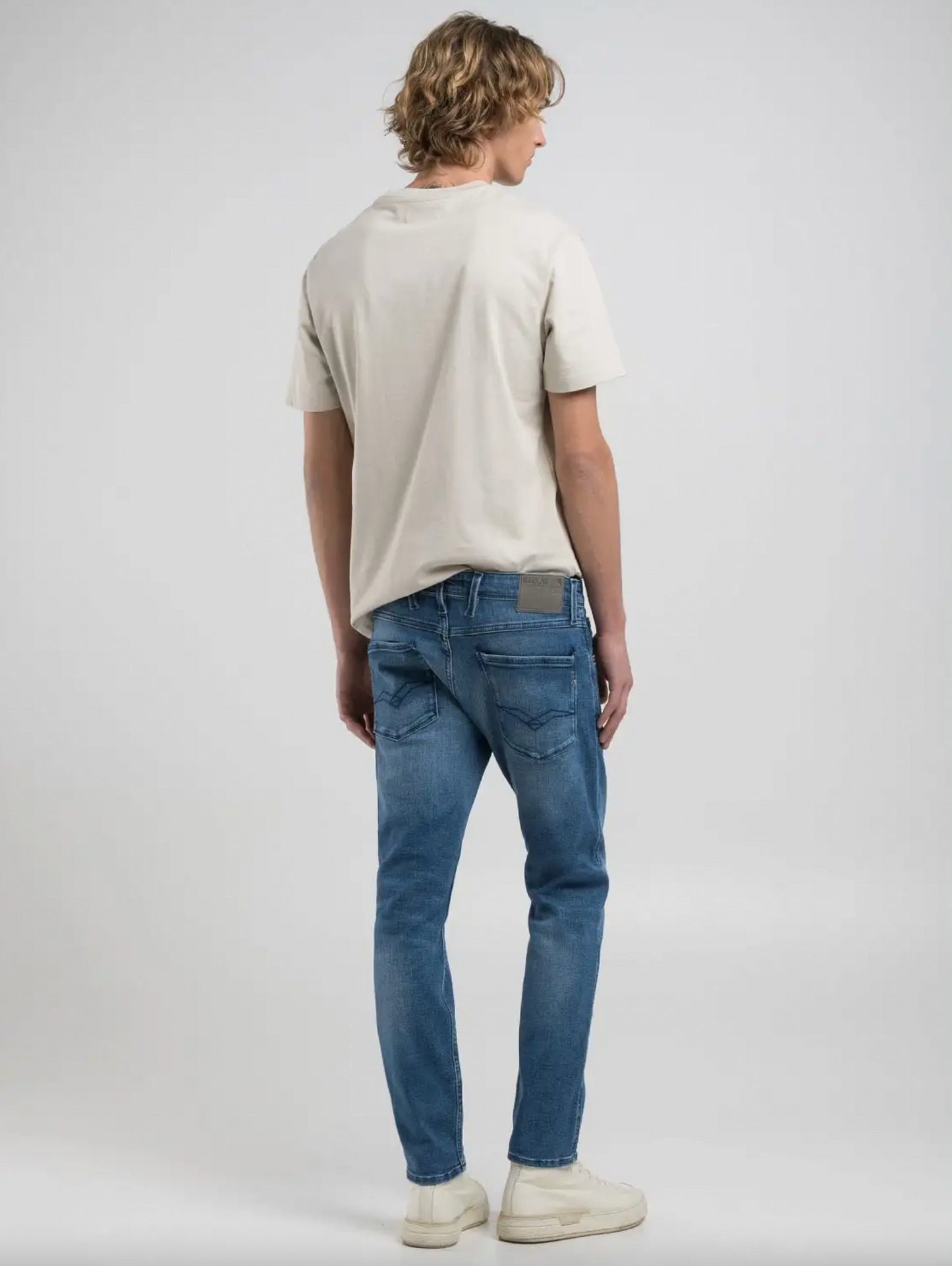 jeans replay anbass 914y stretch slim fit replayjeans denim